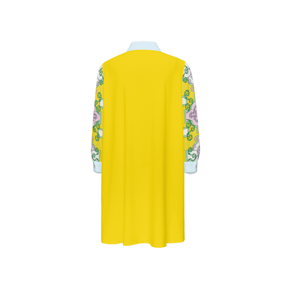 Women's Sunny Yellow Long-Sleeve Shirt - XS-3XL