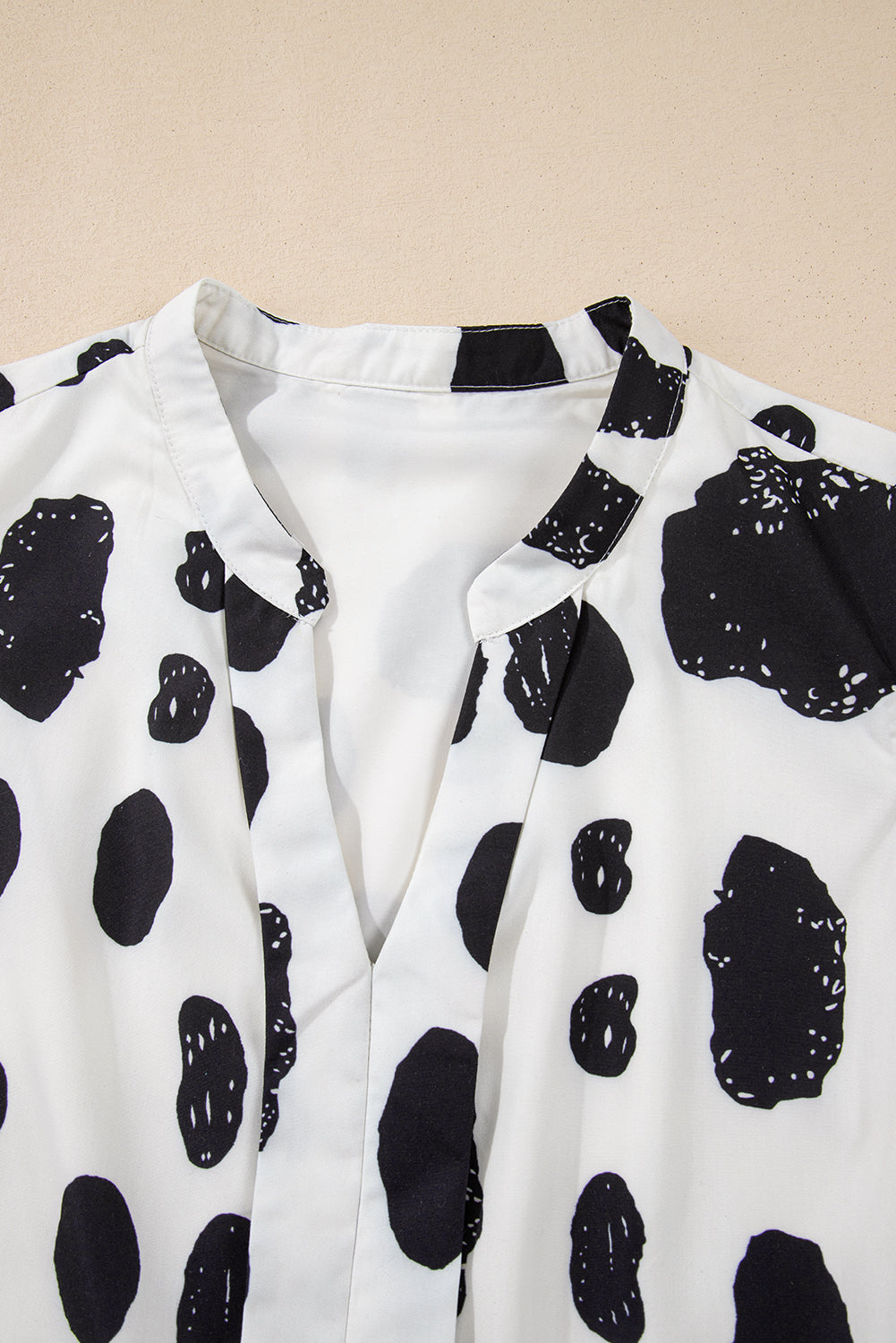 White Polka Dot Dress - 1X - 4X