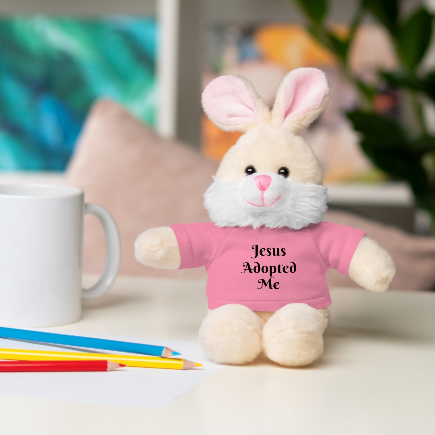 Stuffed Bunny with T-shirt