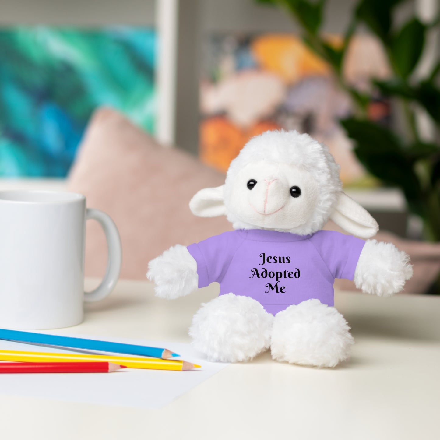 Stuffed Lamb with T-shirt