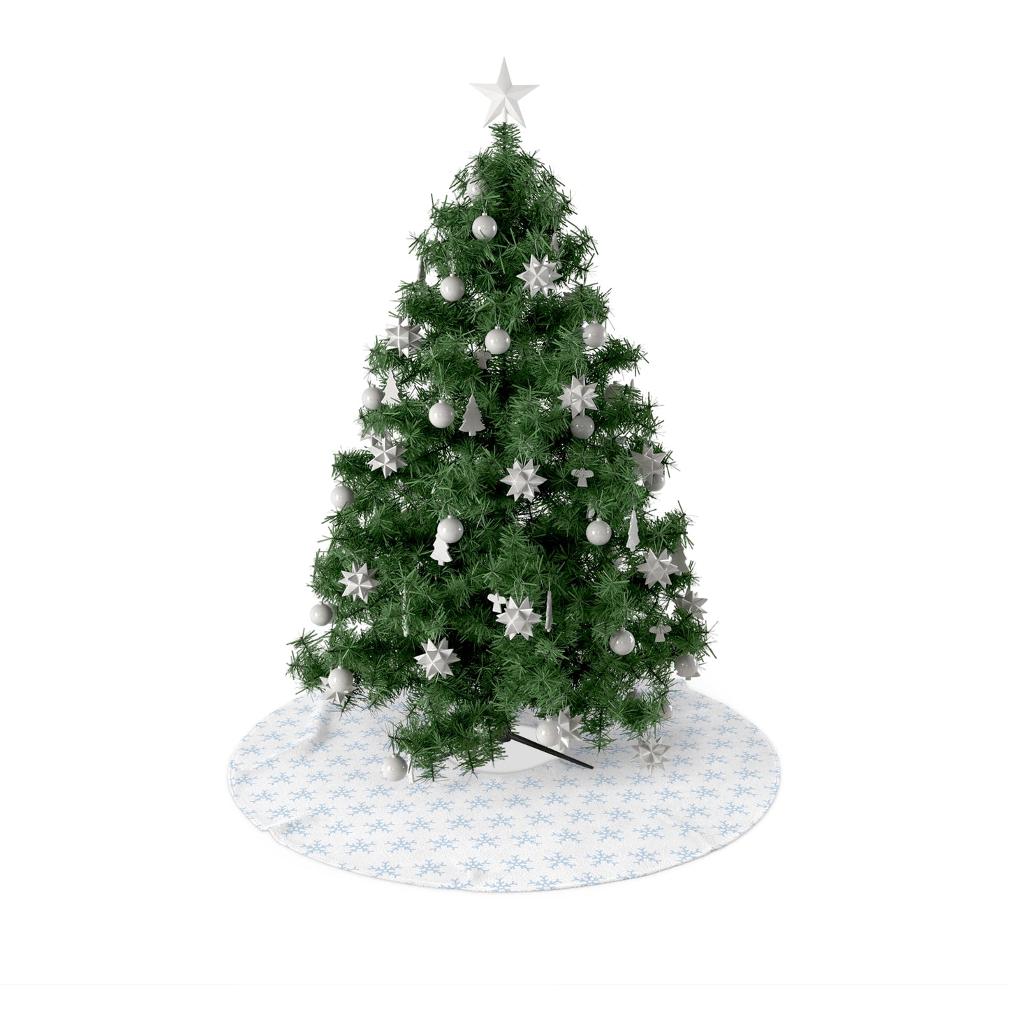 Snowflake Christmas Tree Skirt