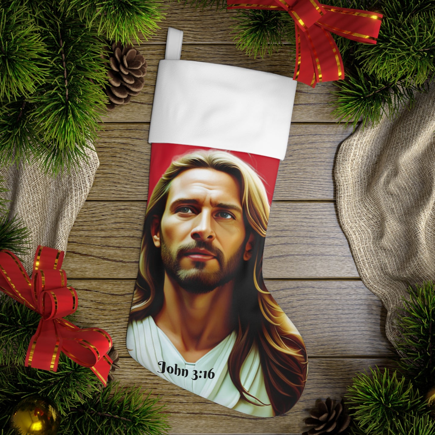 Jesus Christmas Stocking