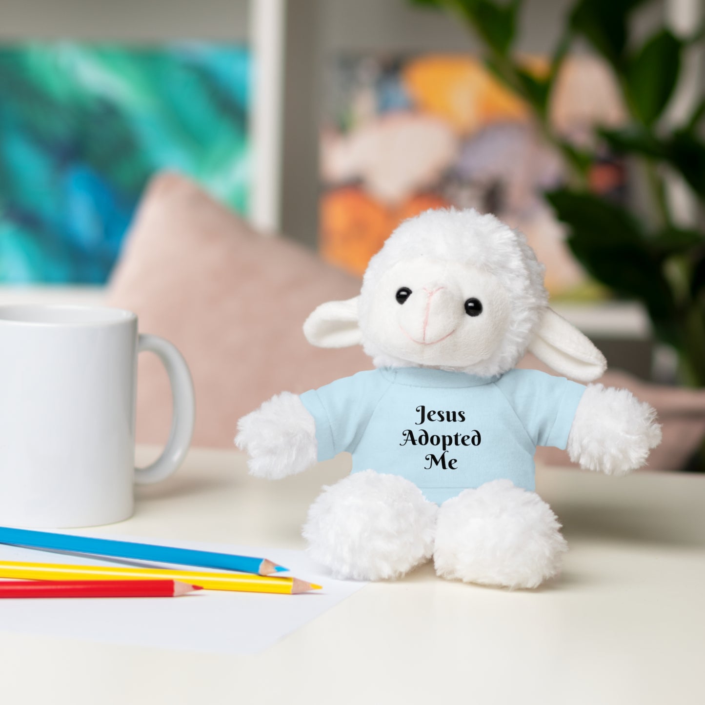 Stuffed Lamb with T-shirt