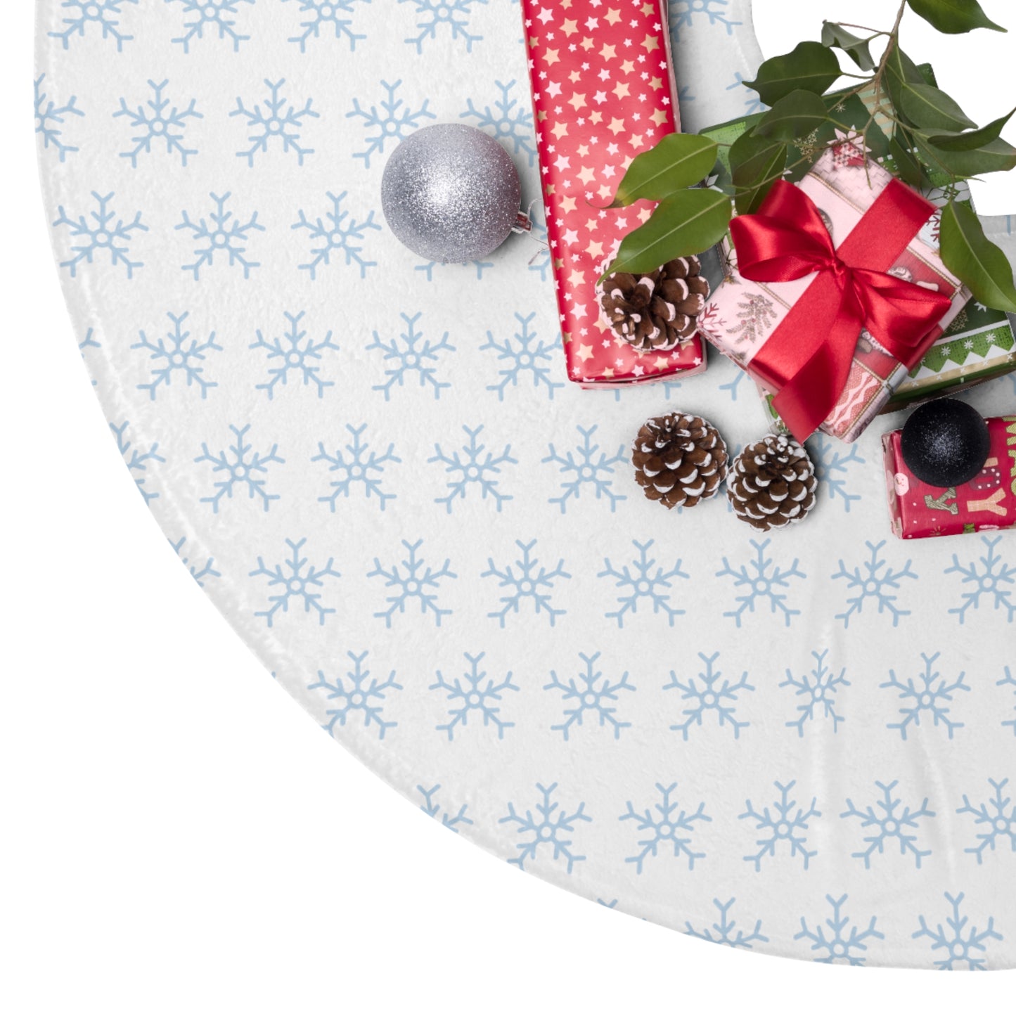 Snowflake Christmas Tree Skirt