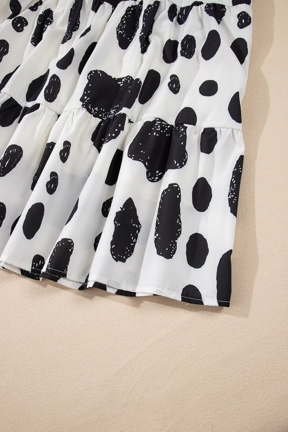 White Polka Dot Dress - 1X - 4X