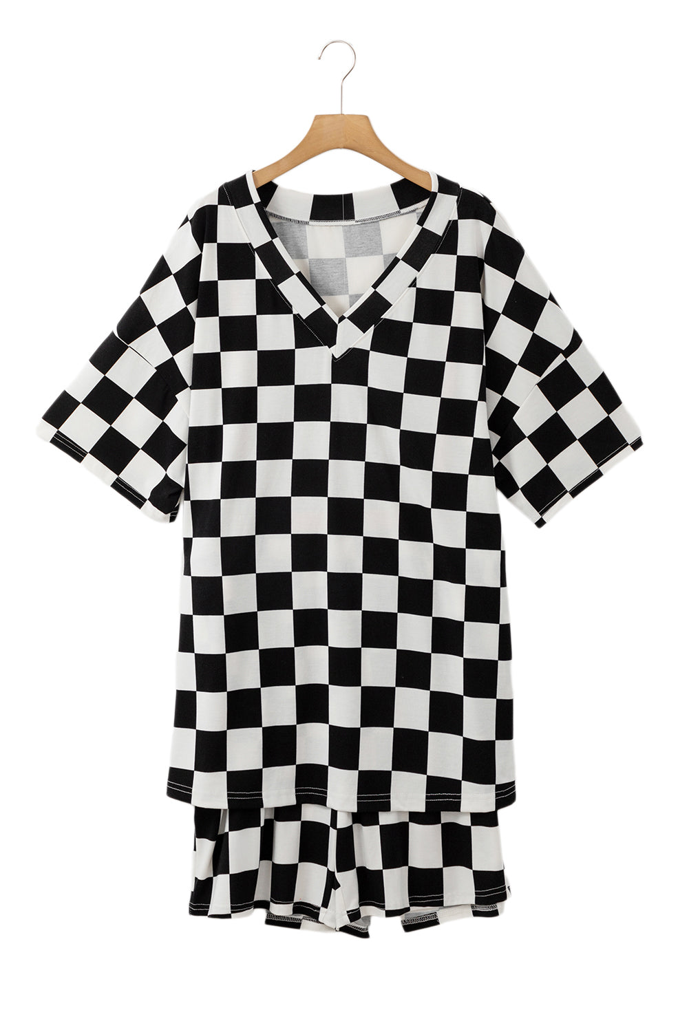Black & White Two Piece Set - 1X - 4X