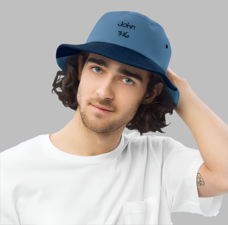 John 3:16 Embroidered Denim Hat