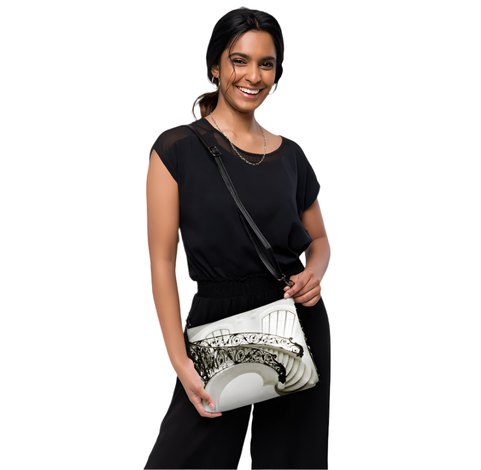 Marble Stairway Crossbody Bag