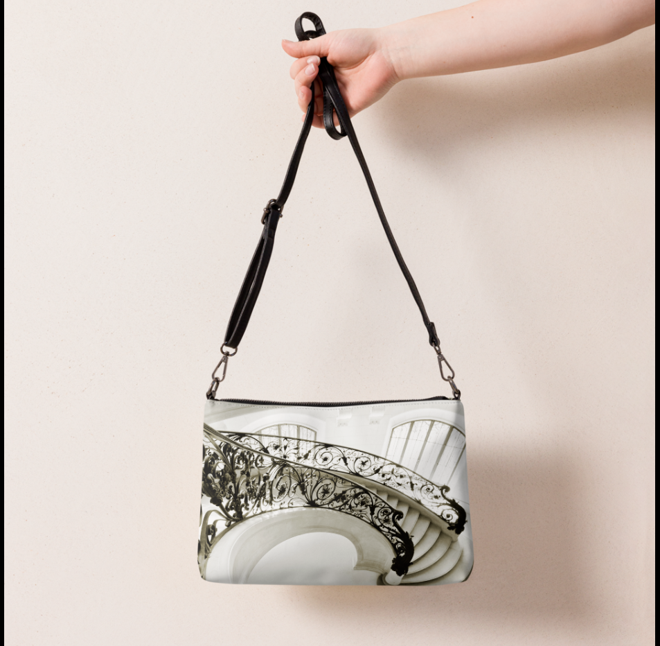 Marble Stairway Crossbody Bag