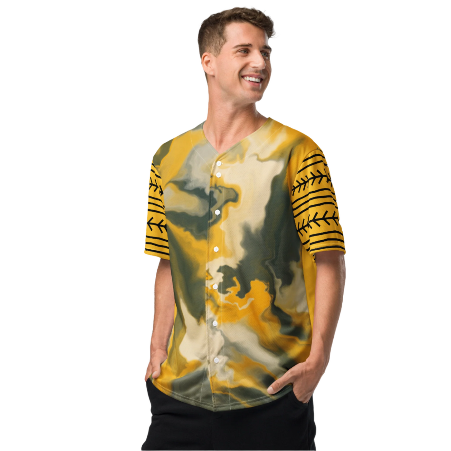 Recycled John 3:16 Baseball Jersey - 2XS - 6 XL
