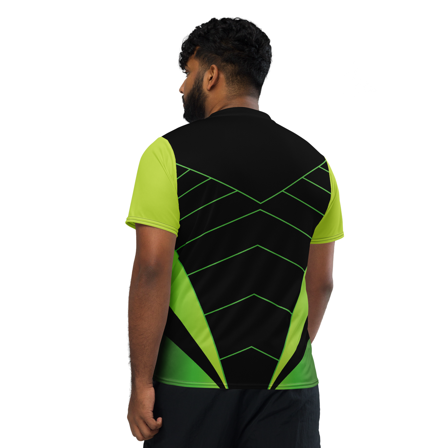 Neon Green Sports Jersey - 2XS - 6XL