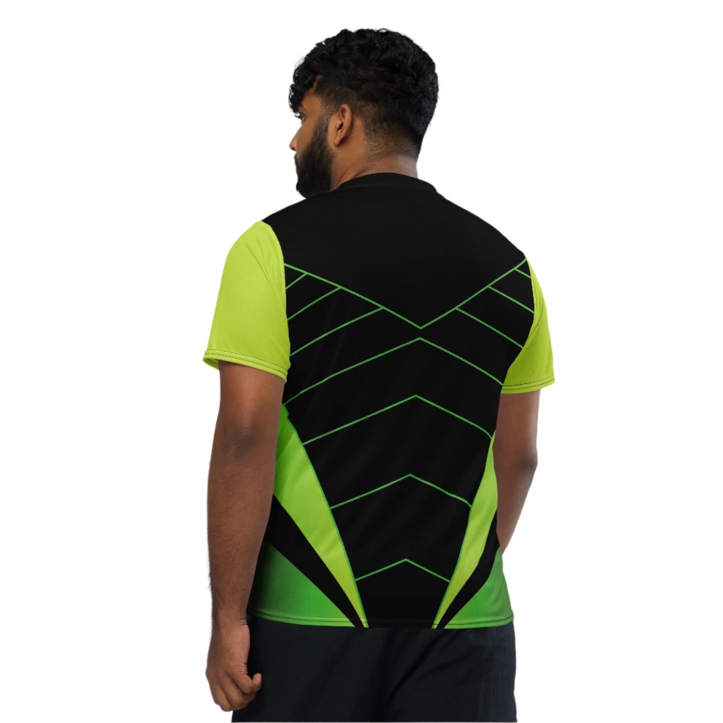 Neon Green Sports Jersey - 2XS - 6XL