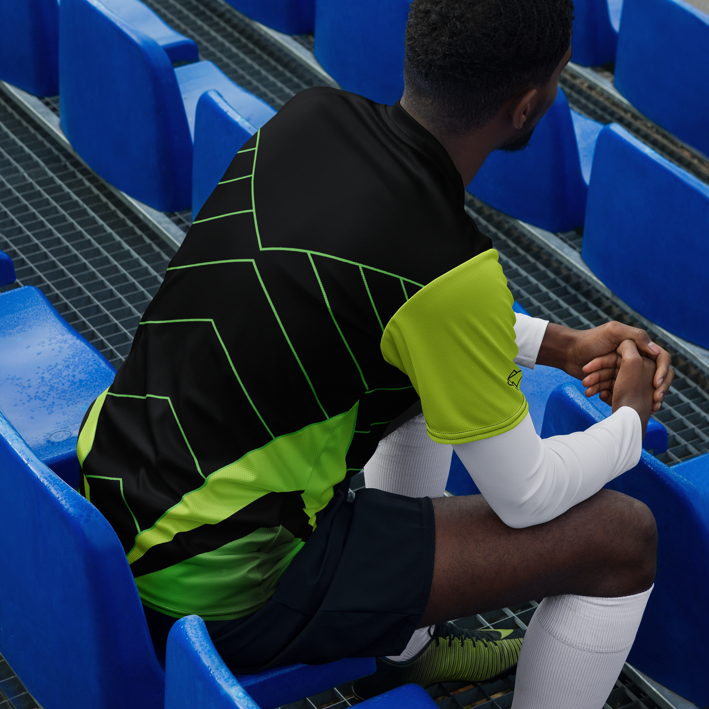 Neon Green Sports Jersey - 2XS - 6XL