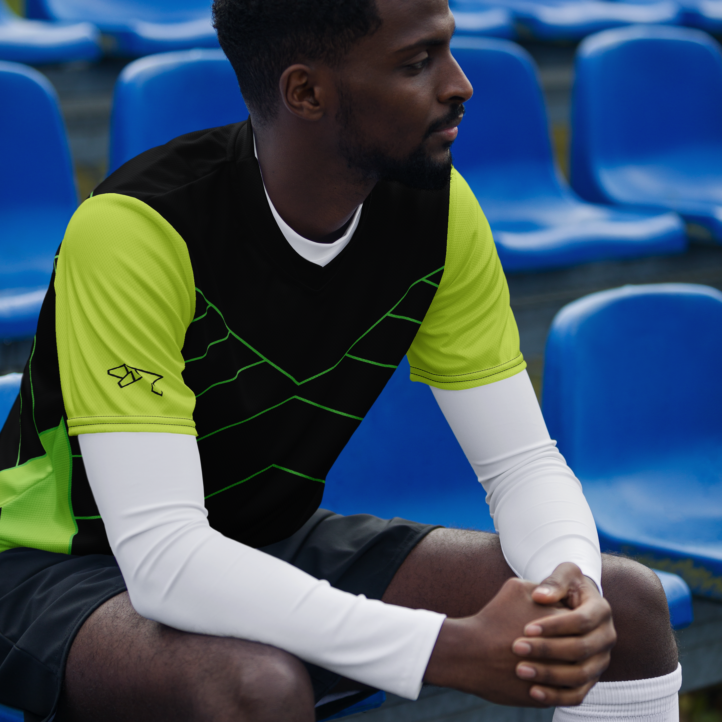Neon Green Sports Jersey - 2XS - 6XL