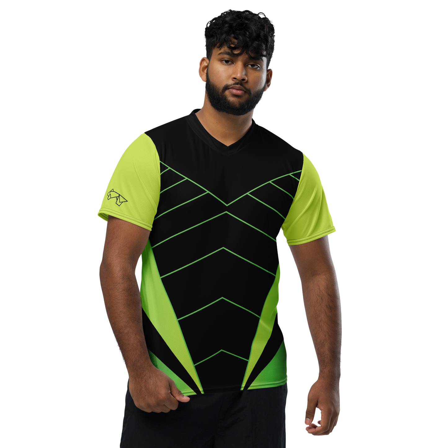 Neon Green Sports Jersey - 2XS - 6XL