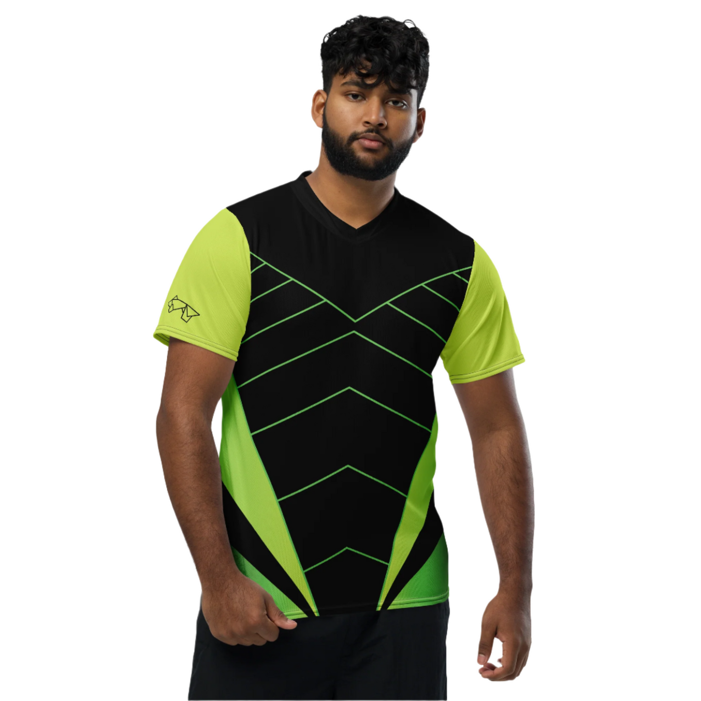 Neon Green Sports Jersey - 2XS - 6XL