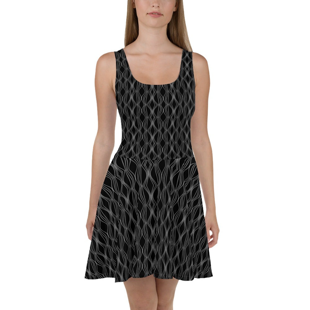 Black Skater Dress - XS- 3XL