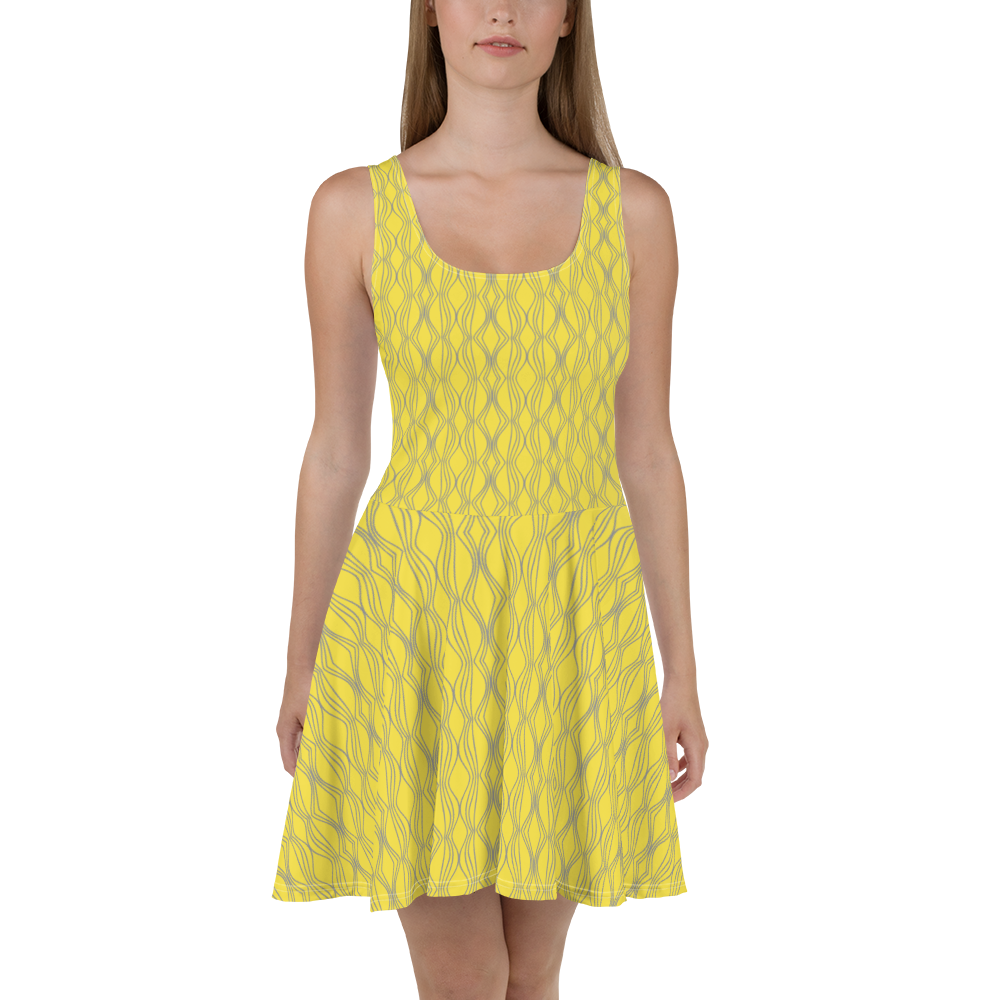 Chartreuse Skater Dress Xtra small - 3XL