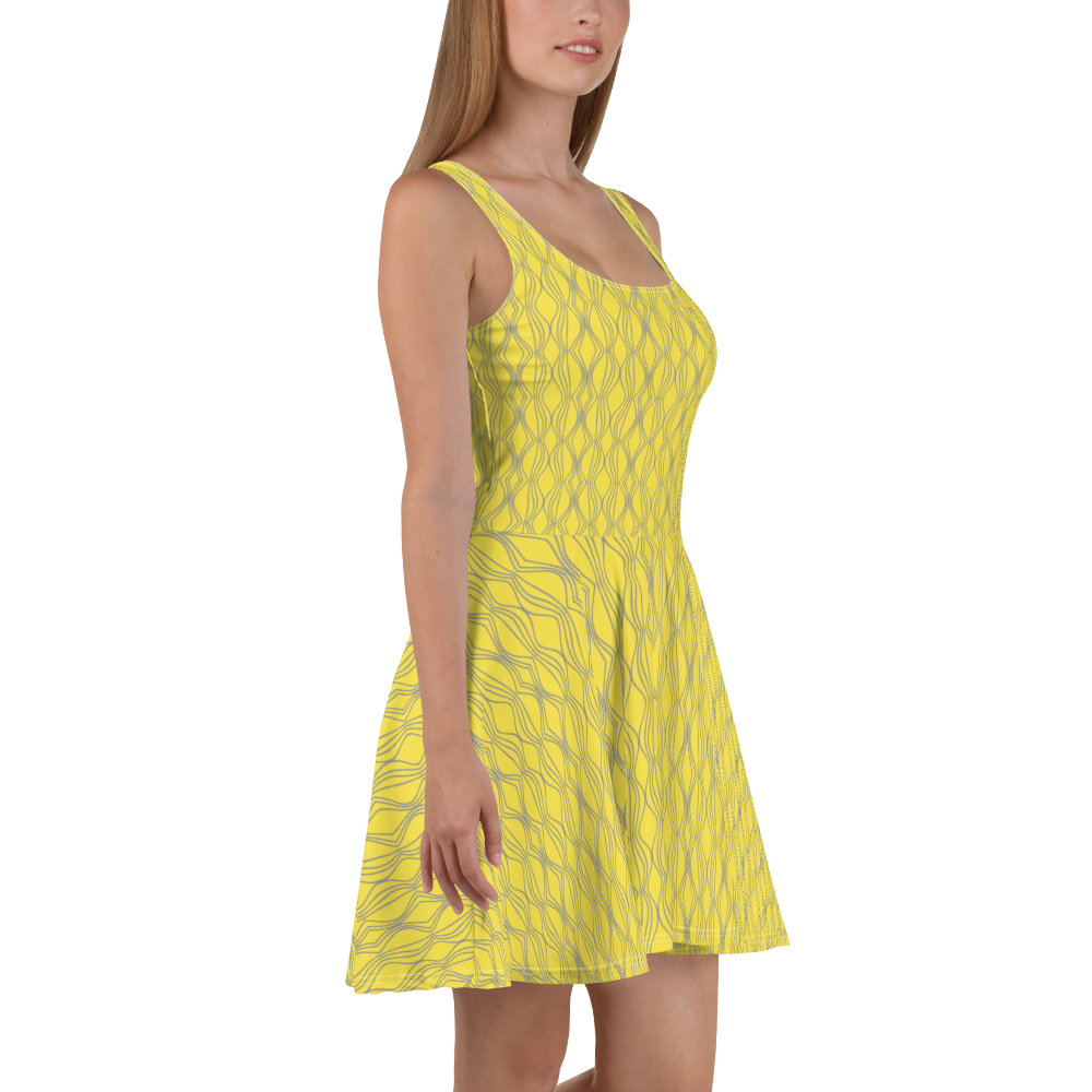 Chartreuse Skater Dress Xtra small - 3XL