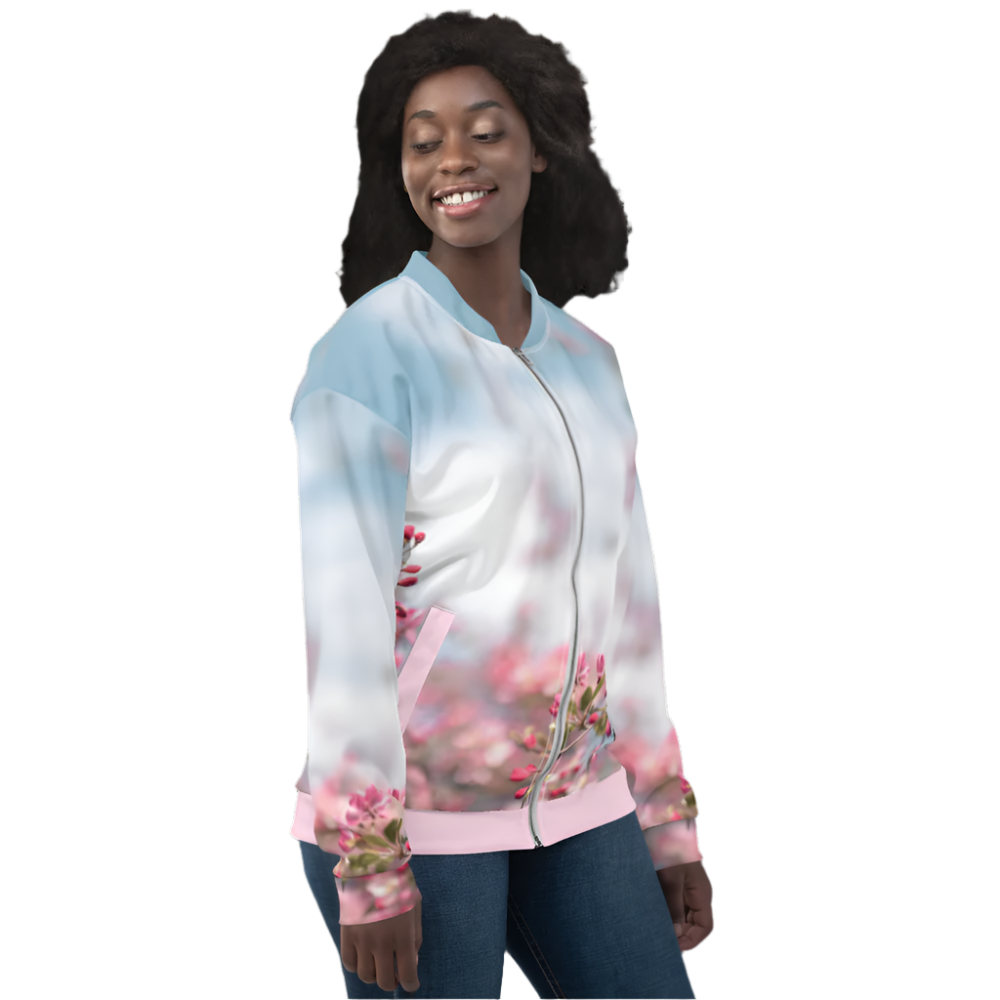 Women's Floral Spring Jacket - XS - 3XL