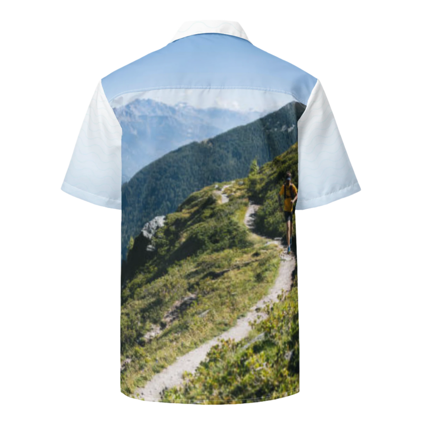 Mountain Trail Hawaiian Shirt - 2XS - 6XL