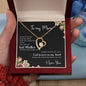 To My Mom | I Love You - Forever Love Necklace