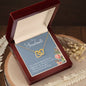 To My Soulmate | I Love You, Forever & Always - Interlocking Hearts necklace
