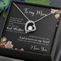 To My Mom | I Love You - Forever Love Necklace