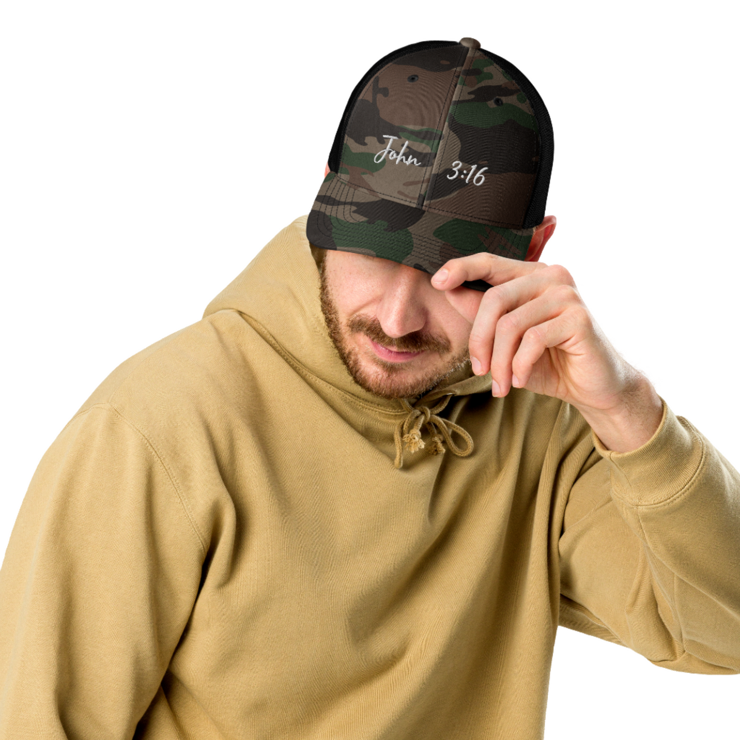 John 3:16 Camouflage Hat