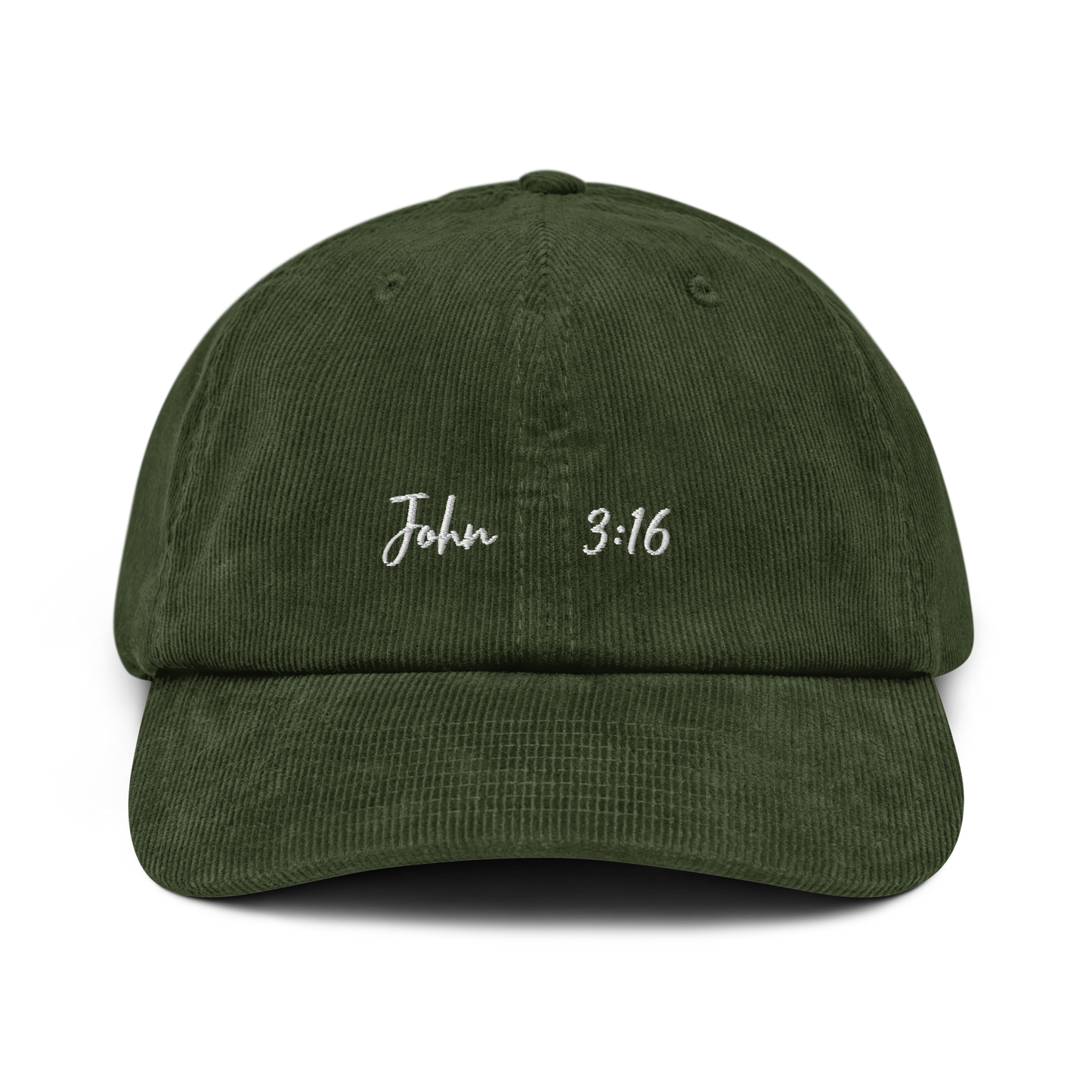 John 3:16 Corduroy hat