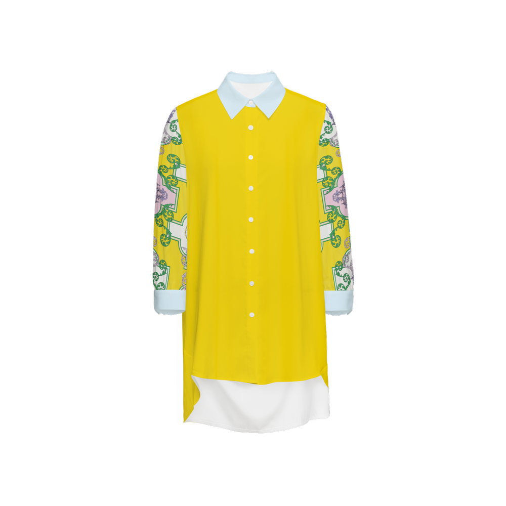 Women's Sunny Yellow Long-Sleeve Shirt - XS-3XL
