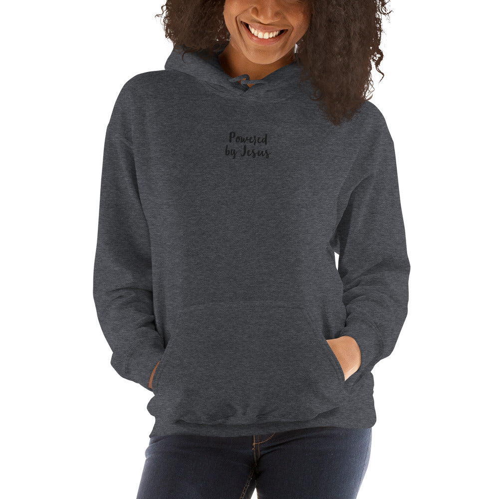 Powered by Jesus Hoodie - Small - 5XL
