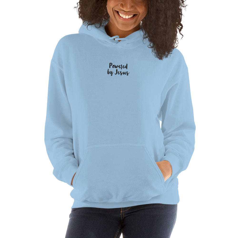 Powered by Jesus Hoodie - Small - 5XL