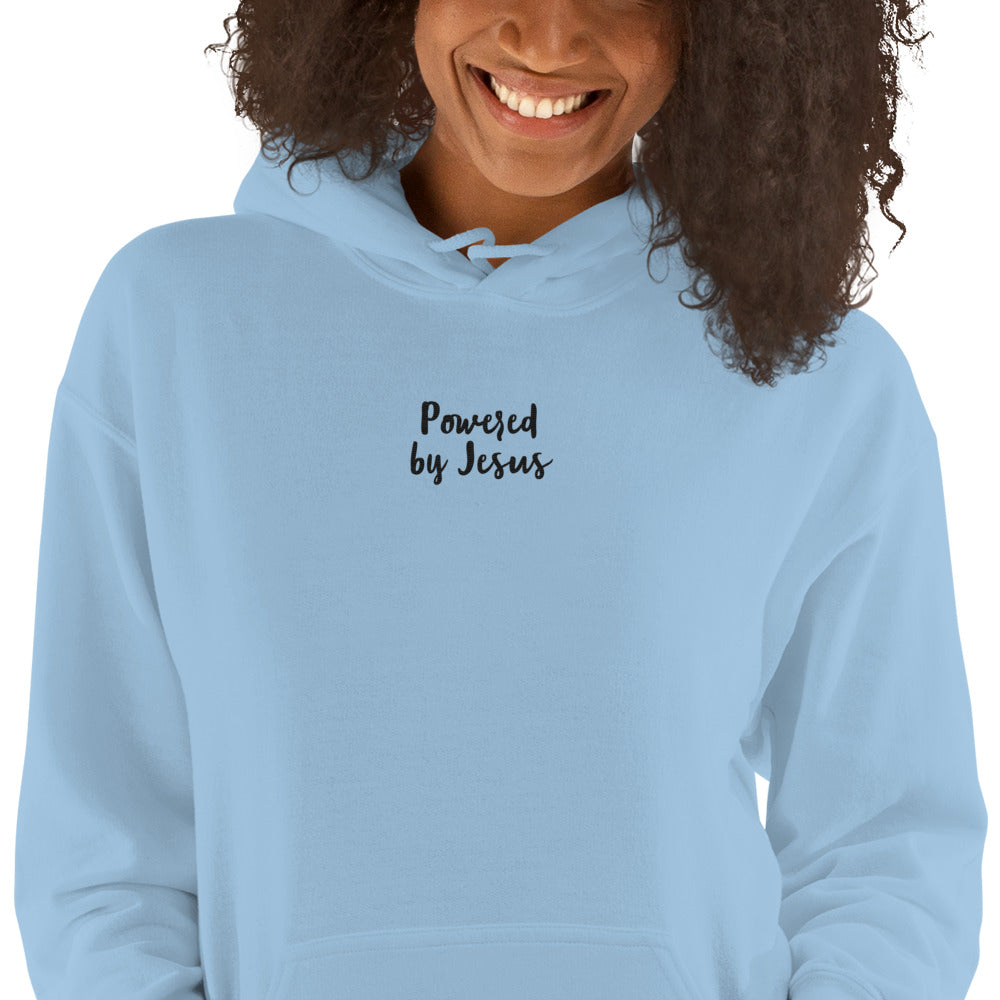Powered by Jesus Hoodie - Small - 5XL