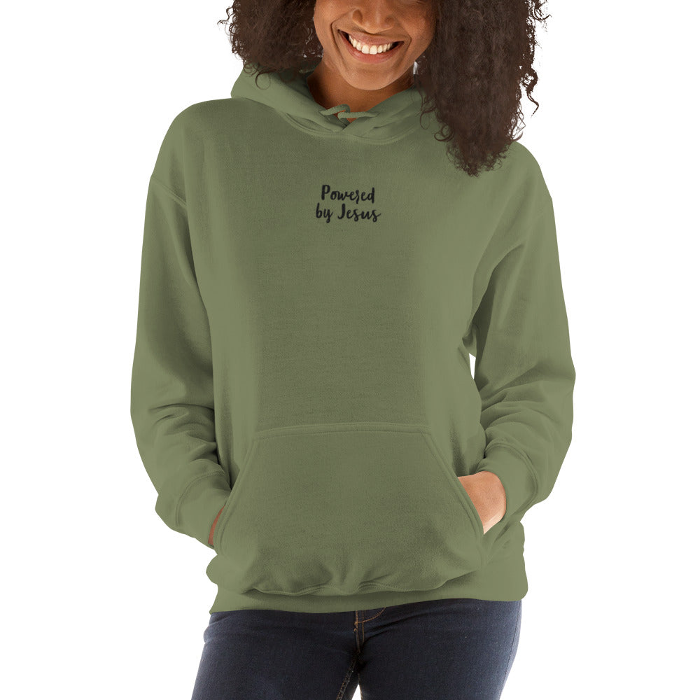 Powered by Jesus Hoodie - Small - 5XL