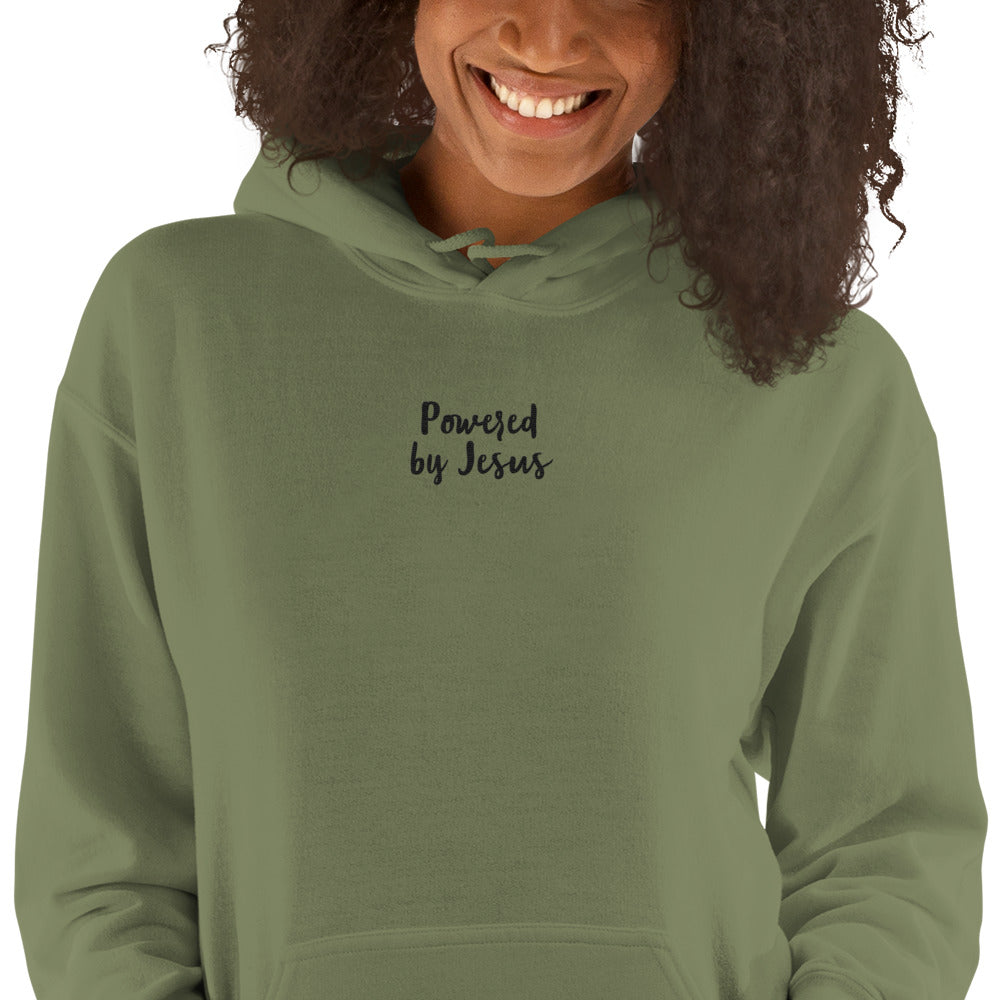 Powered by Jesus Hoodie - Small - 5XL