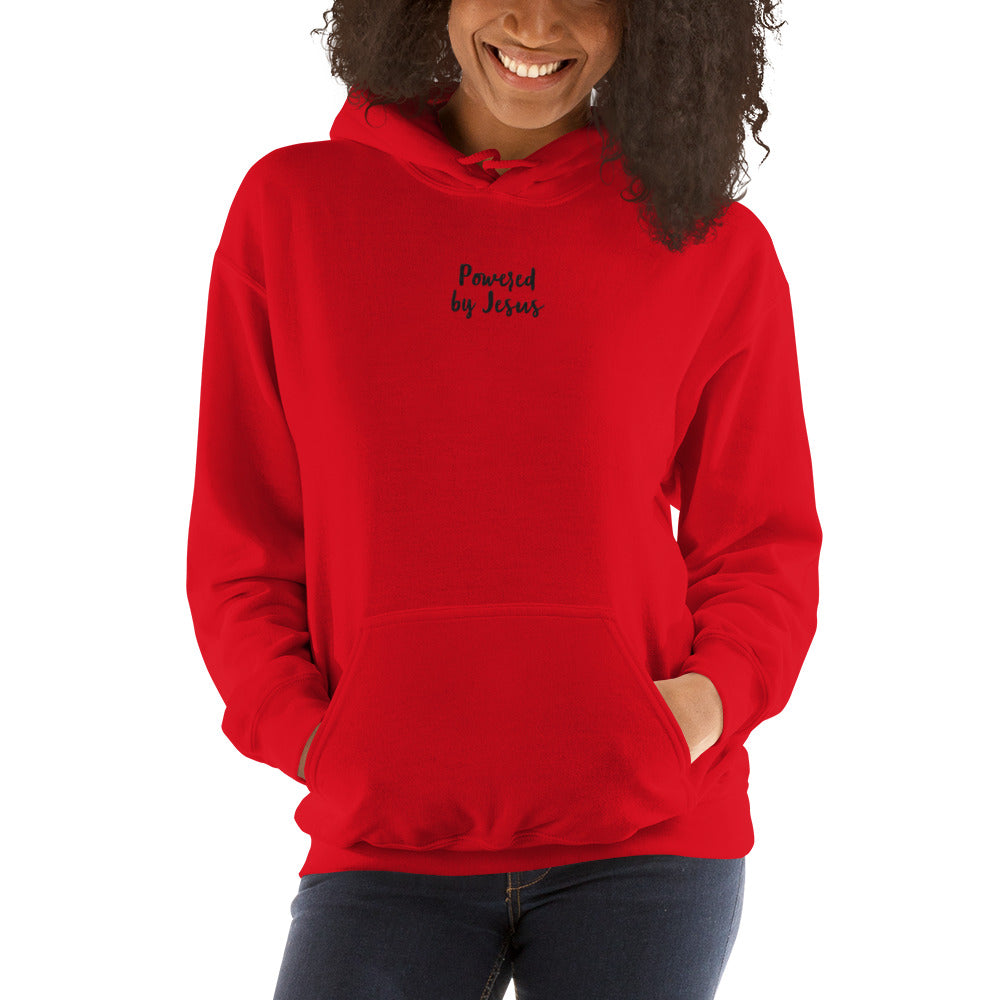 Powered by Jesus Hoodie - Small - 5XL