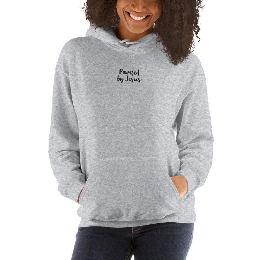 Powered by Jesus Hoodie - Small - 5XL