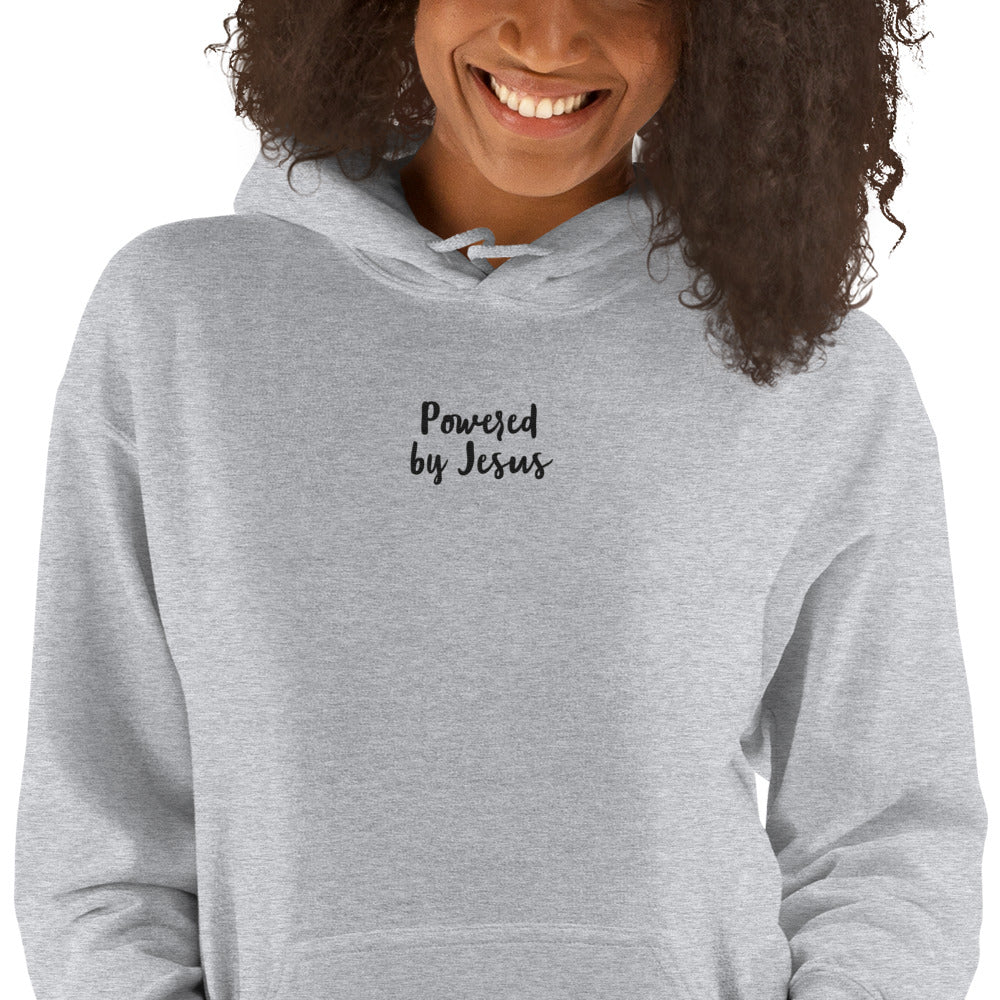 Powered by Jesus Hoodie - Small - 5XL