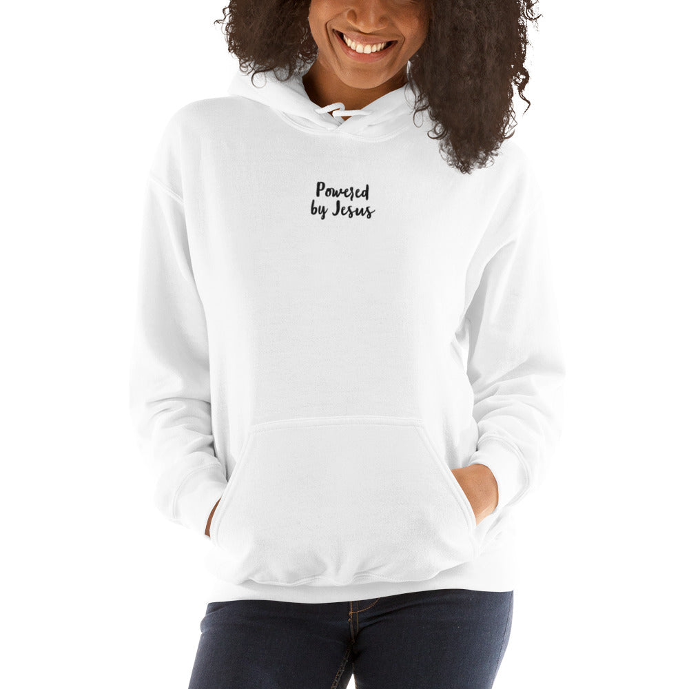 Powered by Jesus Hoodie - Small - 5XL