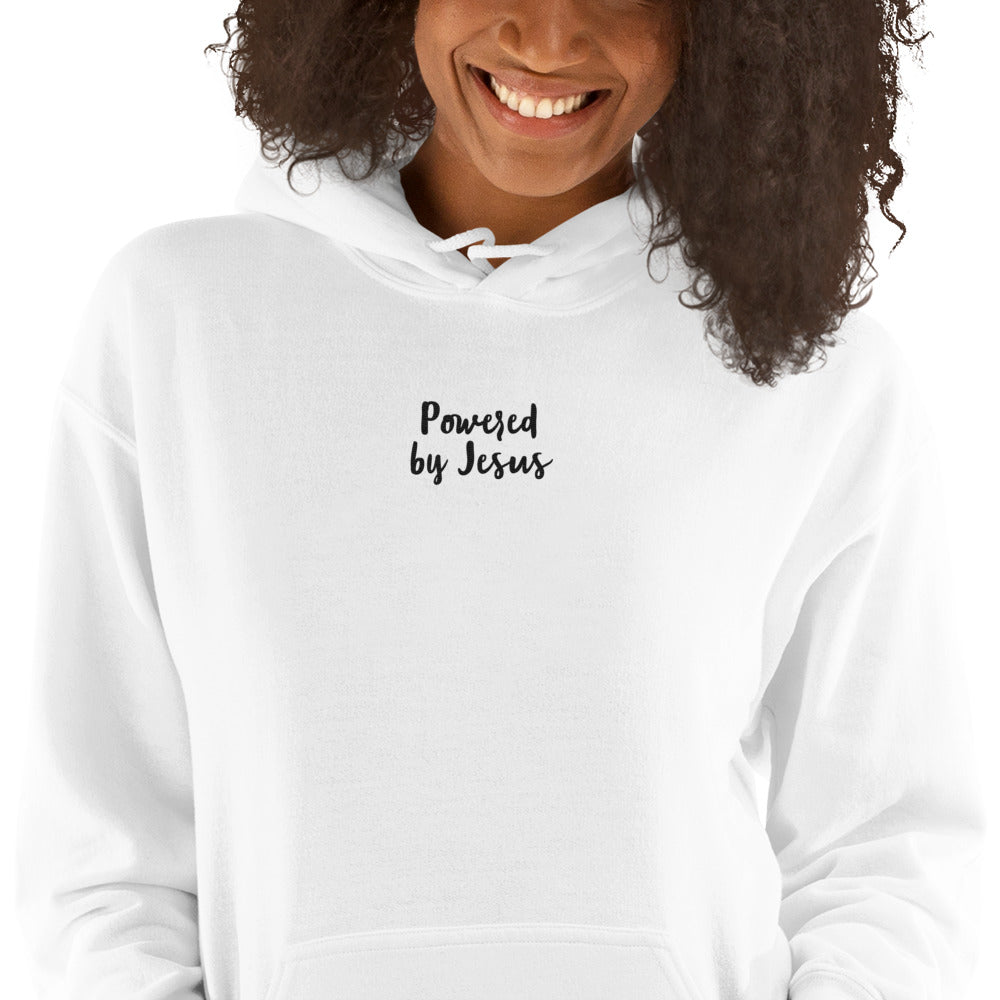 Powered by Jesus Hoodie - Small - 5XL