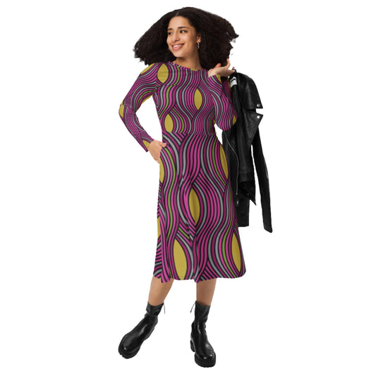 Autumn Long Sleeve Dress - 2XS - 6XL