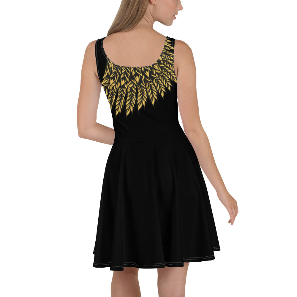 Winged Black Dress   XS - 3XL