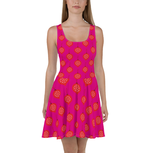 Bright Pink Skater Dress Xtra small - 3XL