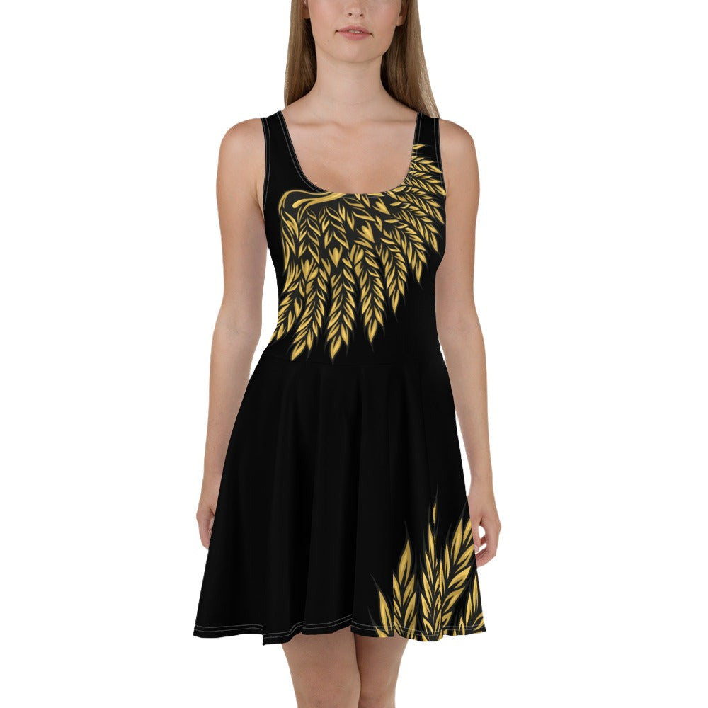 Winged Black Dress   XS - 3XL