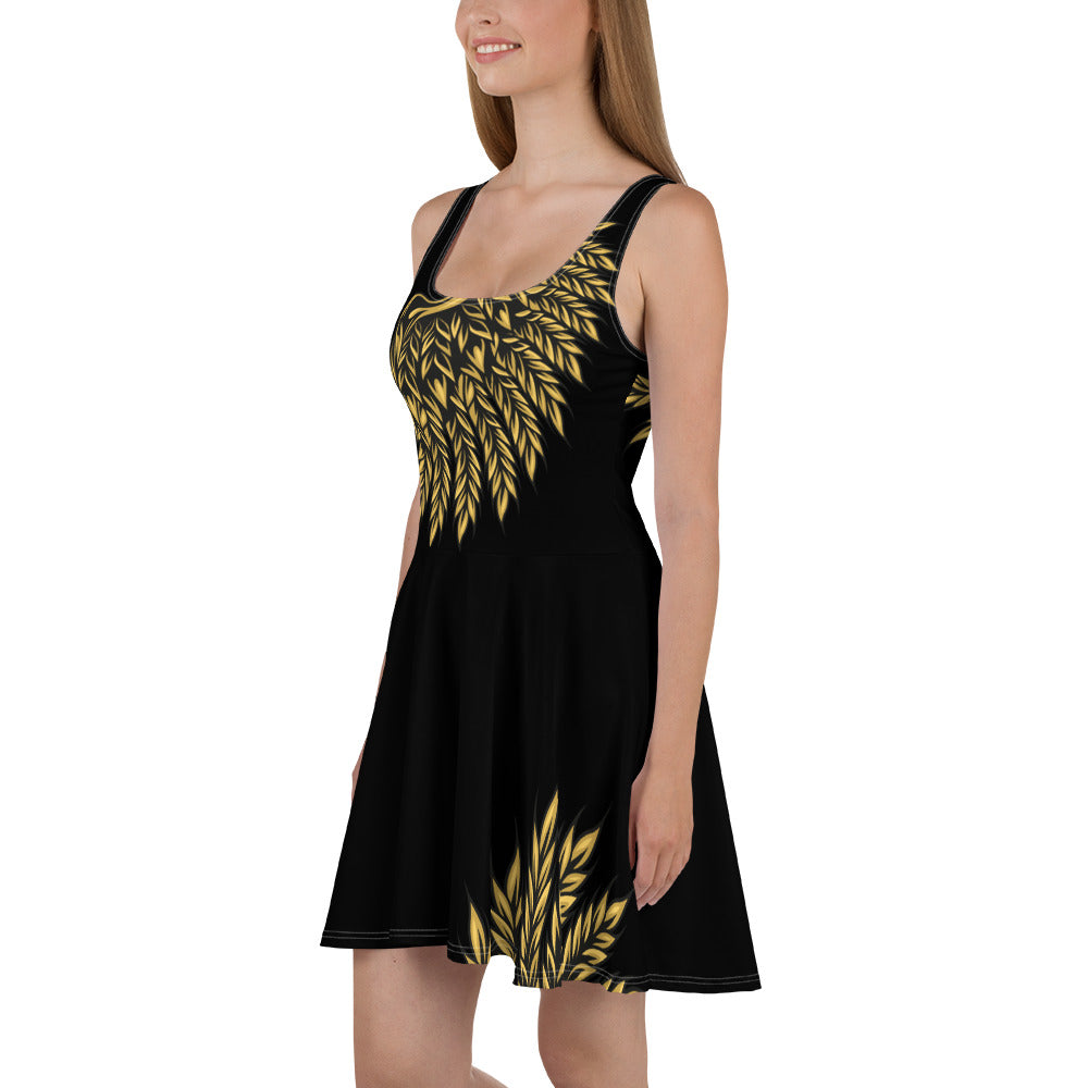 Winged Black Dress   XS - 3XL