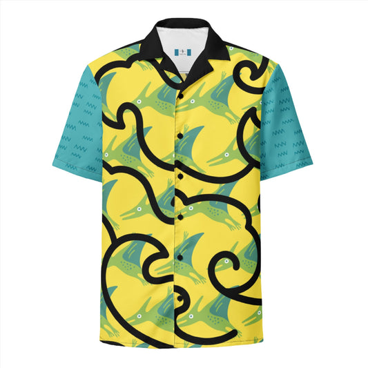 Pterodactyl Hawaiian Shirt  2XS - 6XL