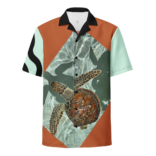 Earthy Sea Turtle Hawaiian Shirt