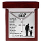 To My Dad | Cuban Chain with Artisan Cross Necklace