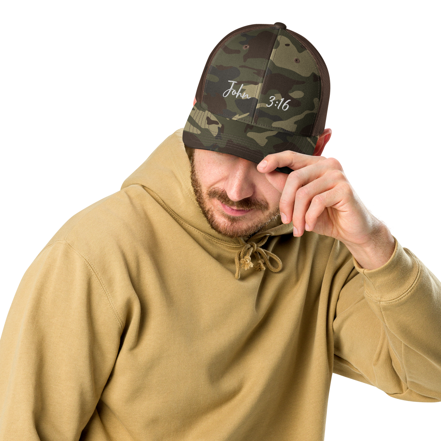 John 3:16 Camouflage Hat